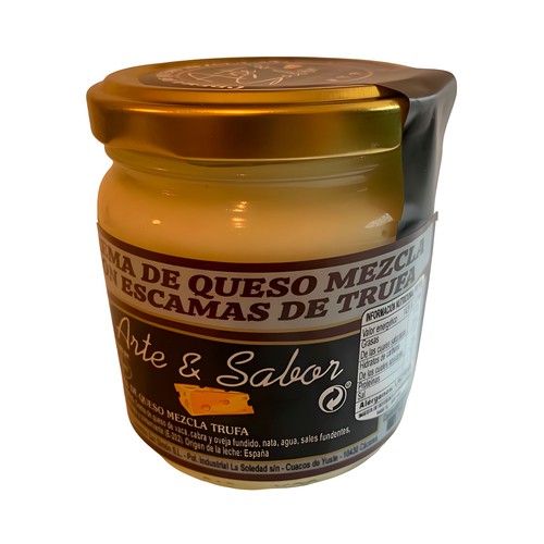 ARTE&SABOR Crema de queso mezcla y trufa 175 g.