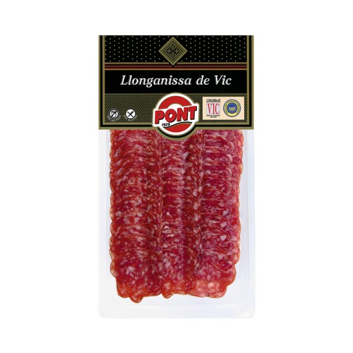 PONT Llonganissa con IGP Llonganissa de Vic, cortad en lonchas PONT 90 g.