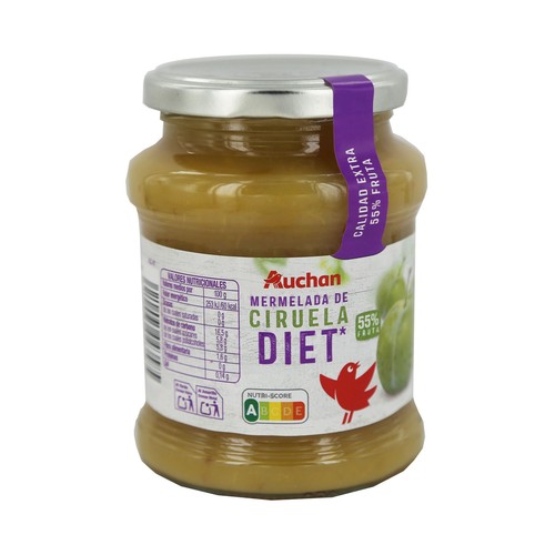 PRODUCTO ALCAMPO Diet Mermelada extra de ciruela con edulcorantes 350 g.