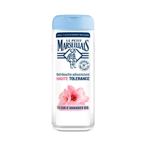 LE PETIT MARSELLAIS Gel para ducha o baño calmante, con flor de almendro, para bebés y pieles sensibles 400 ml.