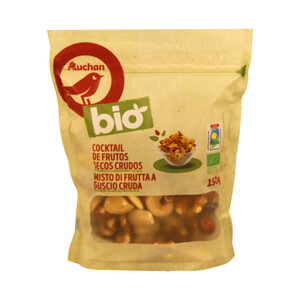 ALCAMPO ECOLÓGICO Cocktail frutos secos naturales ALCAMPO ECOLÓGICO 150 g.