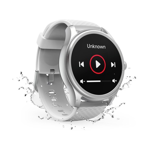 Smartwatch Fit Watch 5 HAMA 5010 color Plata, pantalla 1,38".