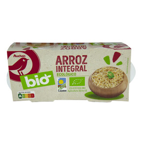 Arroz integral cocido ecológico ALCAMPO ECOLÓGICO 2 uds. x 125 g.
