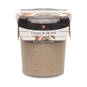 Crema de setas con Boletus y Shirake, lista para calentar y comer.