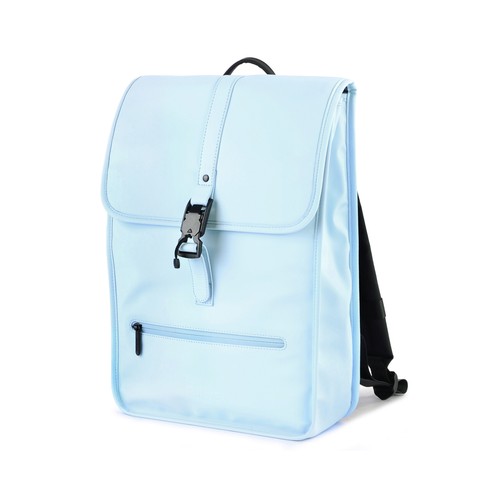 Mochila QILIVE CSR azul hielo con solapa de 14´-15´