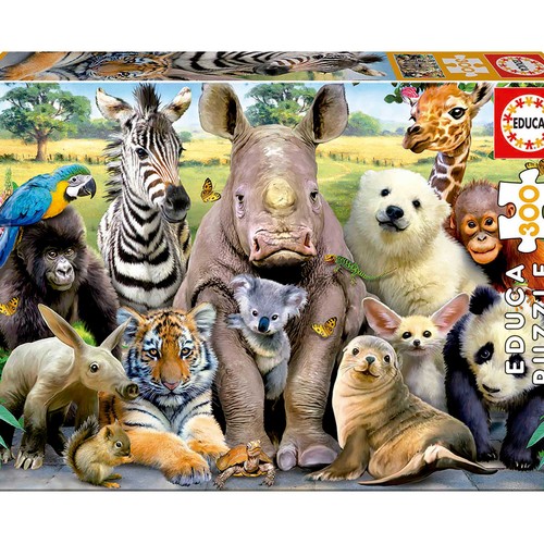 BORRAS Puzzles Junior (100-200-300 Piezas) Surtido +6 años