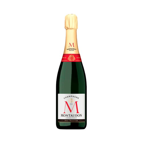 MONTAUDON Champagne brut elaborado en Francia MONTAUDON botella de 75 cl.