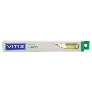 VITIS Cepillo dental con cabezal normal y dureza suave VITIS.