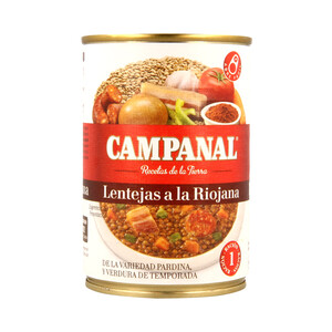 Imagen de CAMPANAL Lentejas con chorizo CAMPANAL 425 g.