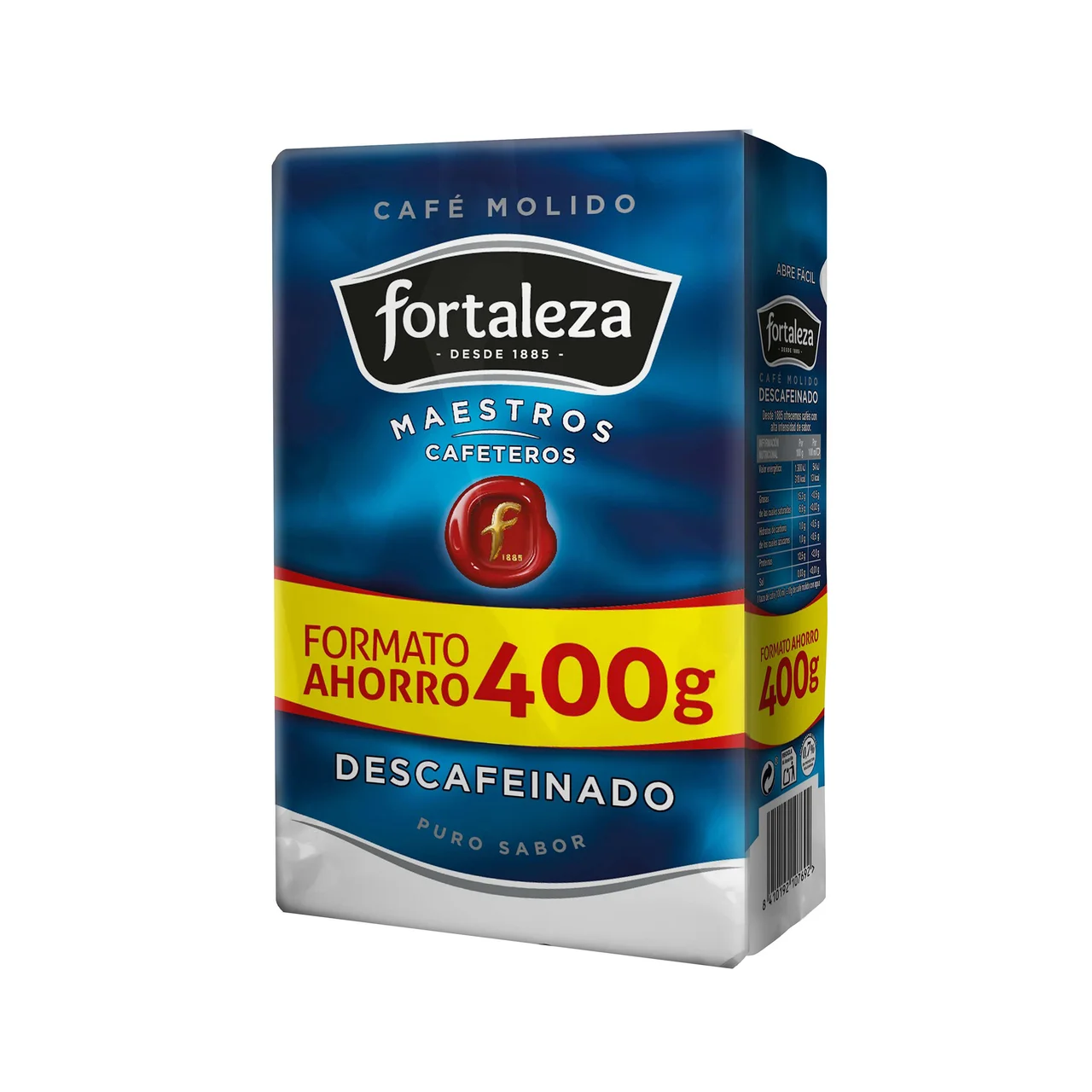 Café molido descafeinado natural 400 g.