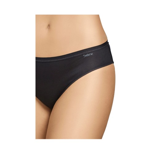 Pack 2 bragas bikini SELENE, colora negro, talla M