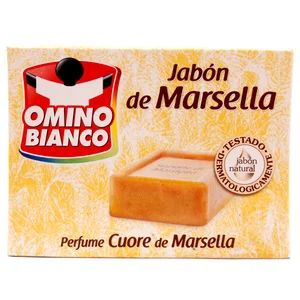 OMINO BIANCO Jabon en pastilla de Marsella 250 g.