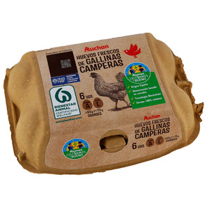 precios Alcampo Cultivamos Lo Bueno  Huevos De Gallinas Camperas Clase L Y Cat. A 6 Uds. en Alcampo