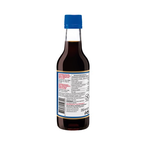 KIKKOMAN Salsa de soja sin gluten frasco de 250 ml.