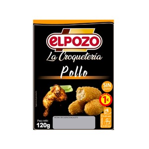 Imagen de EL POZO La Croquetería Croquetas de pollo 120 g.