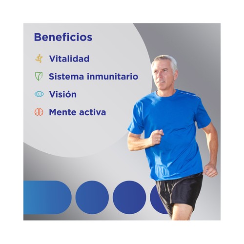 MULTICENTRUM Hombre 50 + Complemento nutricional específico para hombres de más de 50 años 30 comprimidos.