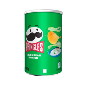 PRINGLES Patatas fritas con sabor sour cream y cebolla 70 gr