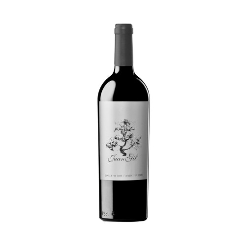 Vino tinto con denominación de origen protegida Jumilla JUAN GIL botella 75 cl.