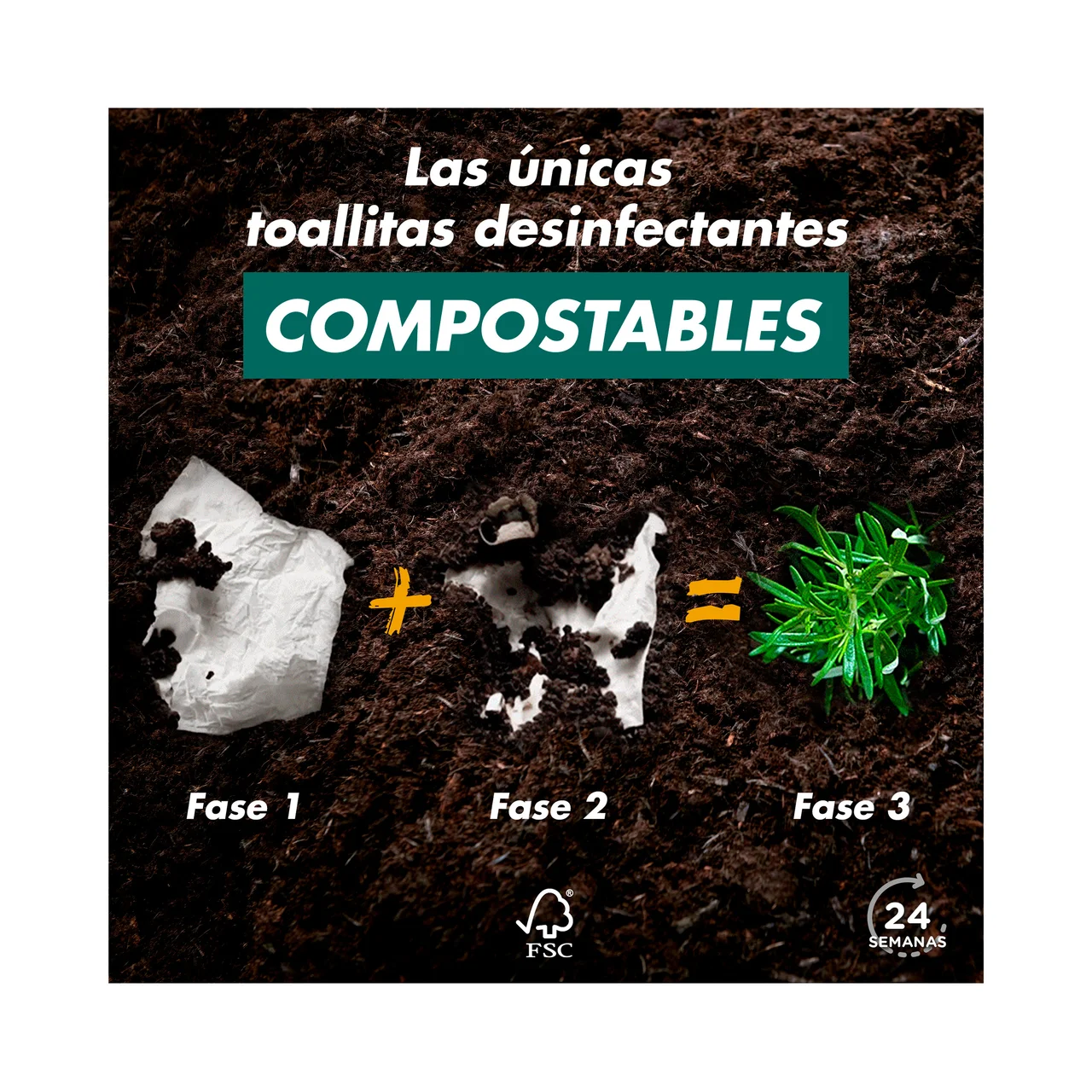 Toallitas multiusos desinfectantes 30 uds.