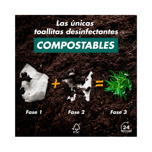 SANYTOL Toallitas multiusos desinfectantes 30 uds.