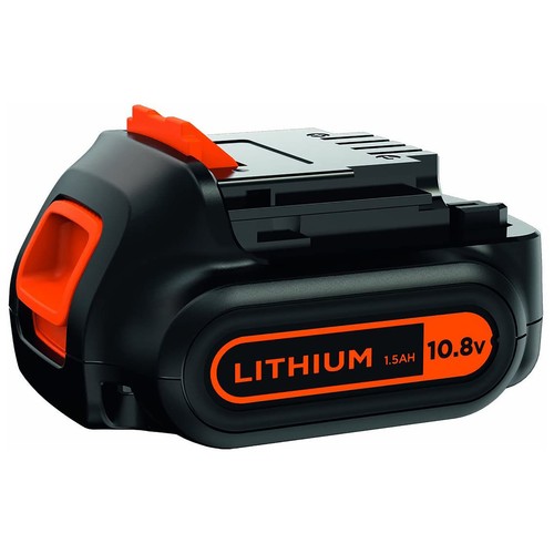 Taladro atornillador a batería, 2 baterías de litio 10.8V,  BLACK + DECKER BDCDD12KB-QW.
