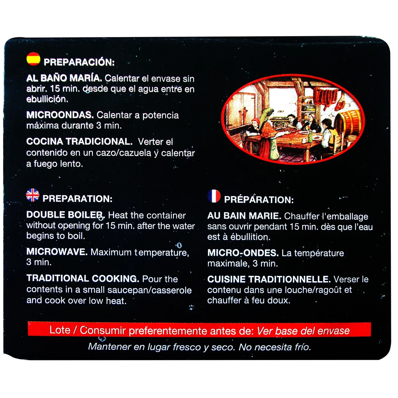 Callos artesanos 2 raciones 610 g.