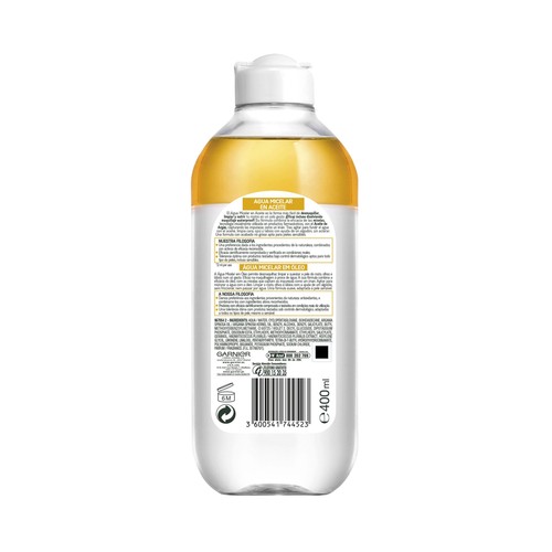 GARNIER Skin active Agua micelar en aceite  400 ml.