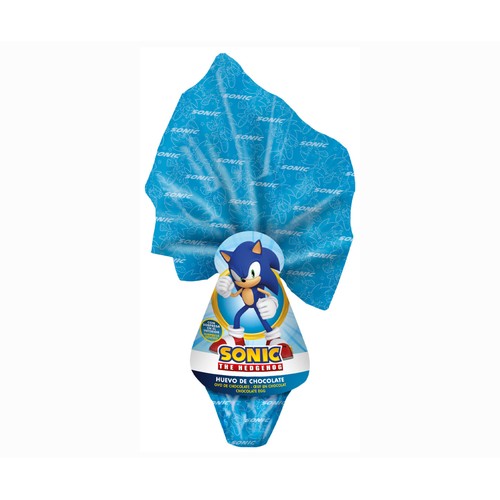 DEKORA  Huevo de chocolate con sorpesa Sonic 120 g.