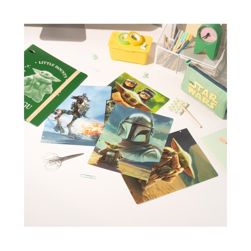 Carpeta 4 anillas polipropileno Star Wars The Mandalorian Grogu. GRUPO ERIK
