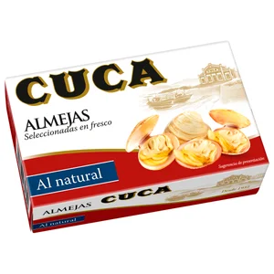 CUCA Almejas al natural 20/35 63g.