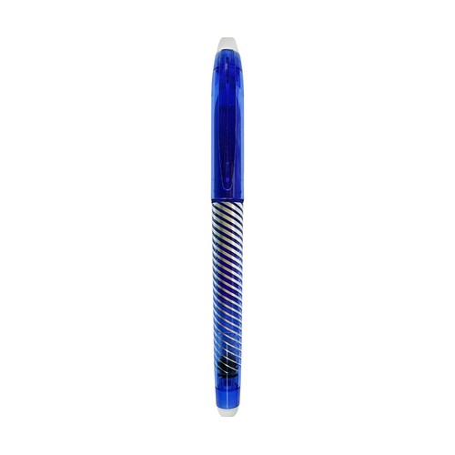 Bolígrafo tinta borrable azul, ALCAMPO.