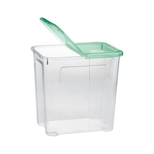 Caja de ordenación transparente con tapa, 30 litros, ACTUEL.