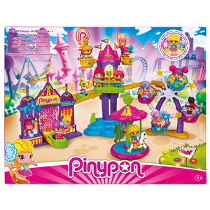 Escenario de juego WOW Parque Atracciones con movimiento, incluye 1 figura PINYPON.