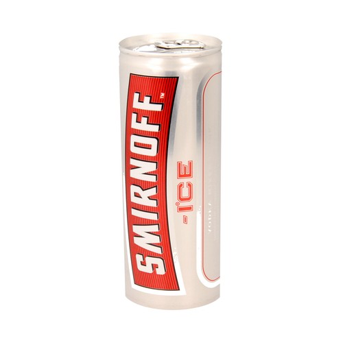 SMIRNOFF Combinado de vodka con cítricos SMIRNOFF ICE lata de 25 cl.