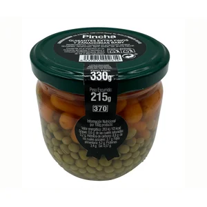 PINCHA Guisante con zanahoria baby 215 g.