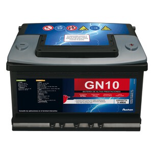 Batería de coche 71Ah, arranque 670A, L: 27,8cm, A: 17,5cm, H: 17,5cm, GENIUM GN10.