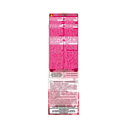 GARNIER Color sensation Coloración permanente e intensa reutilizable con bol y pincel, tono 1.0 Ultra negro.