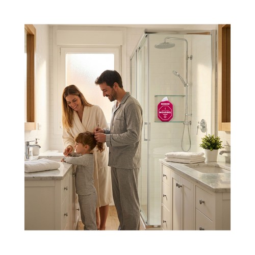 MOUSSEL Classique Gel de baño o ducha con pH neutro y aceites esenciales 900 ml.