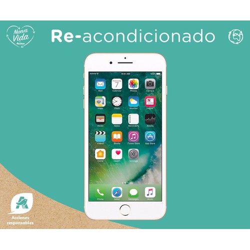 Smartphone 13.97cm (5,5") iPhone 7 Plus Oro (REACONDICIONADO), A10, 32GB, 1920 x 1080px, 12Mpx, iOS 10.