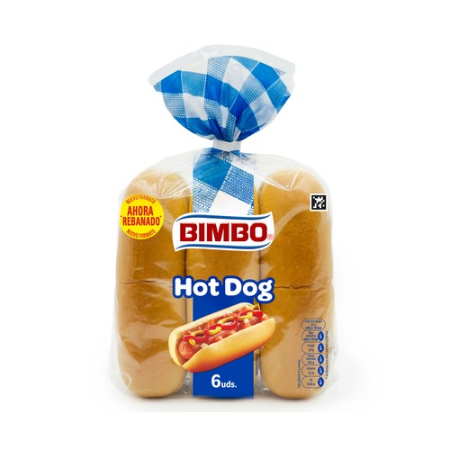 BIMBO Pan de hotdog 6 und 330gr