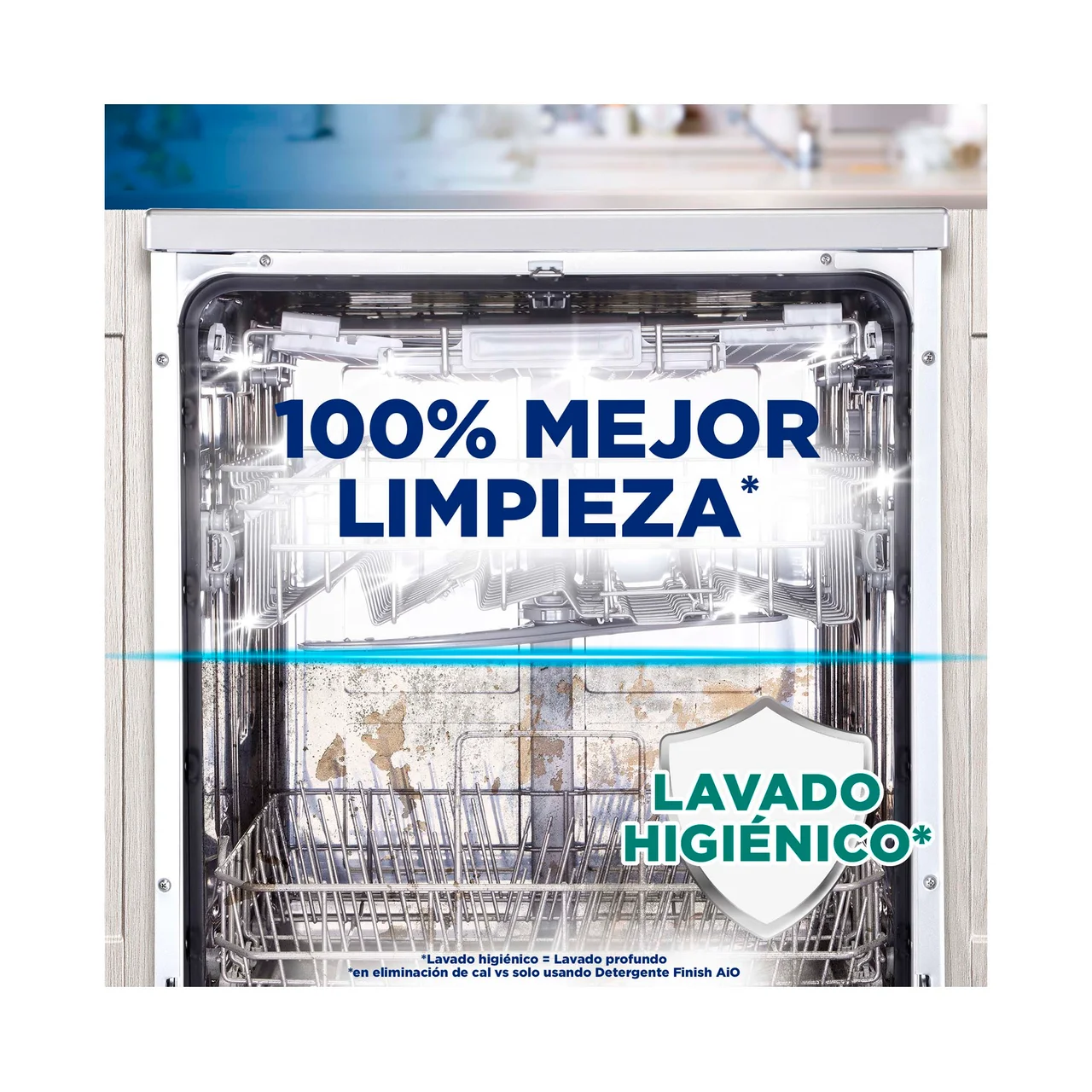 FINISH Limpiador para lavavajillas FINISH 250 ml.
