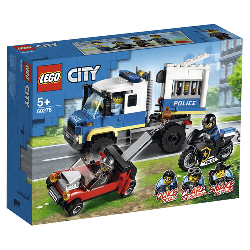 Juego de construcciones Transporte de prisioneros de policía con 244 piezas, LEGO City Police 60276.