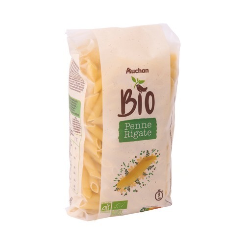 PRODUCTO ALCAMPO Bio Macarrones (Penne) de calidad superior procedentes de agricultura ecológica 500 g.