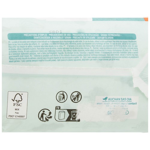 PRODUCTO ALCAMPO Baby sensitive Pañales talla 4 (7-18 kg) 32 uds.