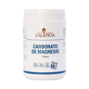 ANA MARIA LAJUSTICIA® Carbonato de Magnesio en polvo, sin gluten y apto para veganos 130 g.