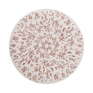 Imagen de Plato llano de gres diseño ramas, 26cm. Gaia SANTA CLARA.