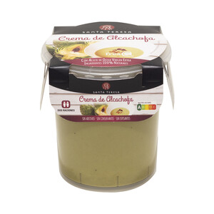 Imagen de SANTA TERESA Crema de alcachofas elaborada con ingredientes 100% naturales SANTA TERESA 400 ml.