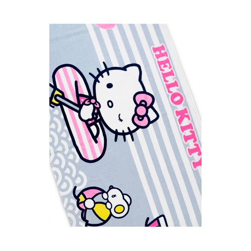 Toalla de playa infantil 75x150cm 100% algodón. HELLO KITTY