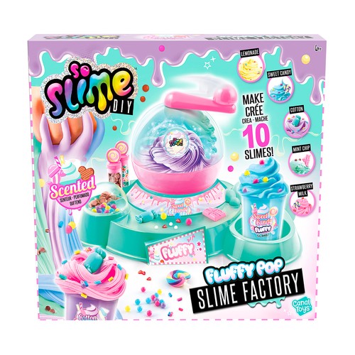 Fábrica para crear Slime diy Fluffy Pop +6 Años CANAL TOYS