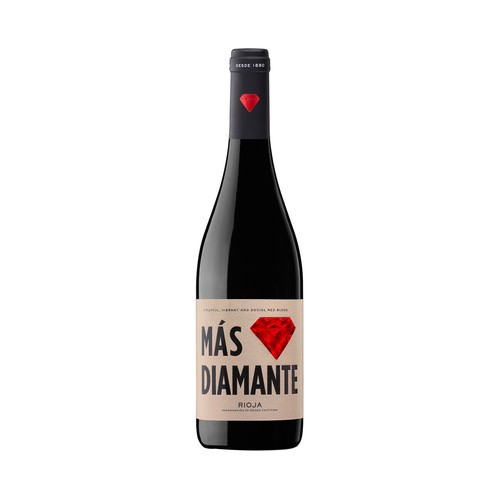 MÁS DIAMANTE Vino tinto blend con D.O. Ca. Rioja botella 75 cl.
